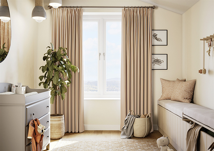 The British Stripe Co. Catherine, Teinbridge No.2 - Made to Measure Curtains - Image 3